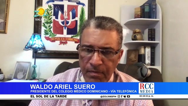 Waldo Ariel Suero El Colegio Medico Dominicano esta abierto, desde que nos llamen ahí estaremos