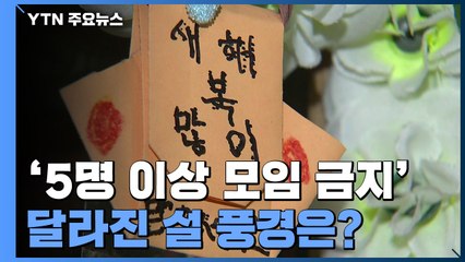 "보고 싶은 마음 달래요"..."4명 제한" 달라진 설 풍경 / YTN
