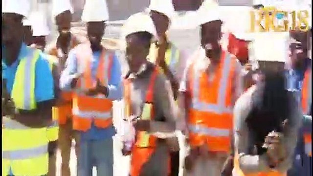 Prezidan Jovenel Moïse vizite travay enstalasyon 2 Tibin elektrik nan santral EDH nan komin Kafou