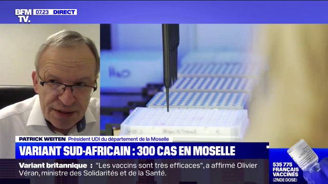 Covid-19 en Moselle: selon Patrick Weiten, le président UDI du département, le confinement ne suffira pas (…) il est important de dynamiser la vaccination