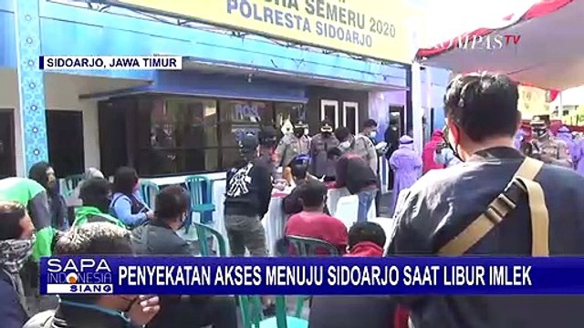 Penyekatan Akses Pintu Masuk Sidoarjo dari Surabaya, Mojokerto, Hingga Pasuruan Dibatasi
