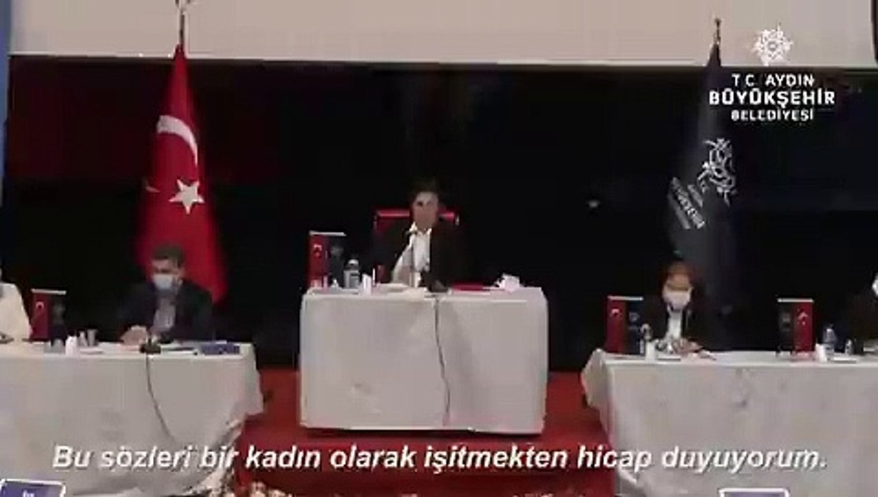 Aydın Büyükşehir Belediye Çerçioğlu, 8 mart önergesini reddeden AKP ve MHP'li üyelere böyle tepki gösterdi