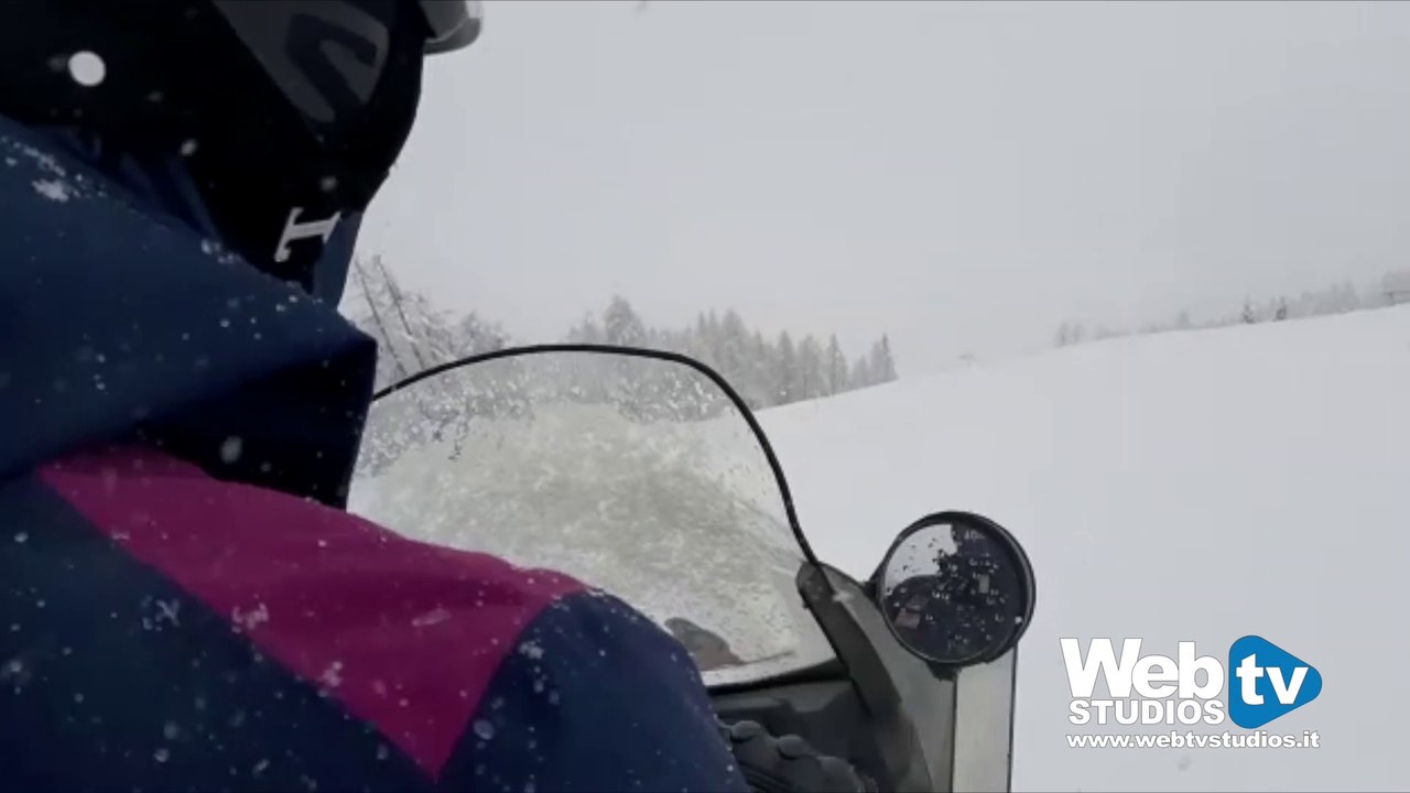 Cortina Motoslitta Polizia di Stato #webtvstudios