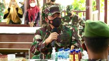 Panglima TNI Pantau Prokes di Kampung Tangguh Surabaya