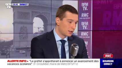 Vaccin contre le Covid-19: selon Jordan Bardella, "la France a abandonné sa souveraineté sanitaire"