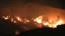UP: Fire breaks in Firozabad, 10 shops burnt to ashes