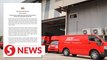 Ministry: Incident at courier company's Perak warehouse caused by workload, employees' commission
