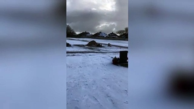 Huge soil mound dumped on three-month-old's grave - SWNS