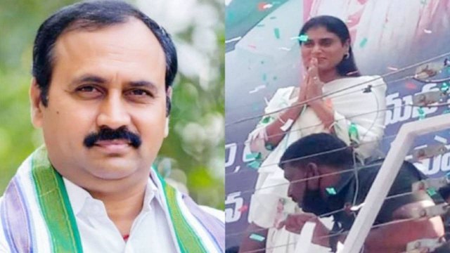 #YSSharmila : YSRCP MLA Alla Ramakrishna Reddy Meets YS Sharmila At Lotus Pond Residence
