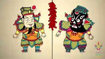 Vidéo d’animation d’opéra traditionnel chinois « Les dieux des portes célèbrent le nouvel an » 戏曲动画之《门神贺岁》