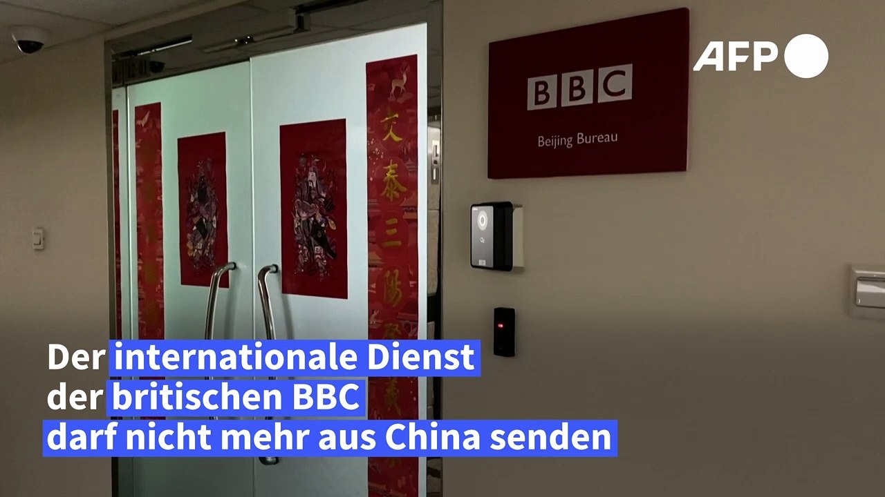 'Gesetzeswidrige Inhalte': China verbietet Sender BBC World News