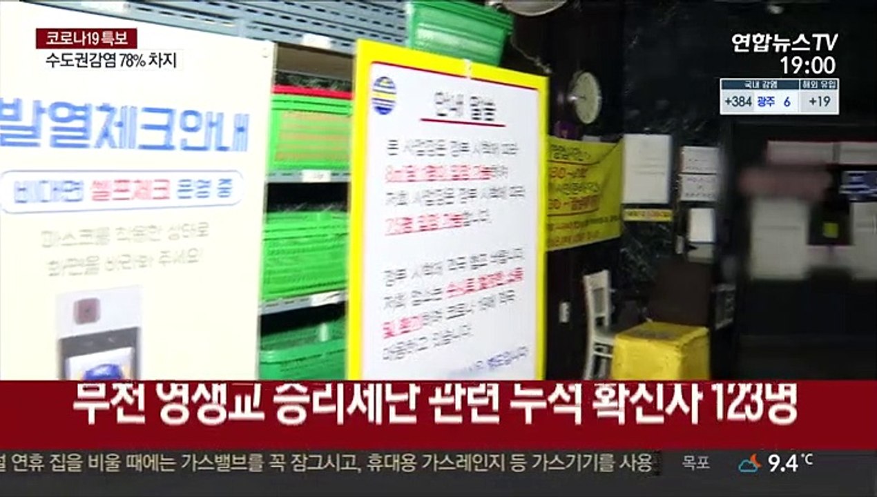 신규 확진 400명대로…내일 거리두기 조정안 발표