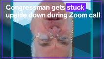 Minnesota congressman gets stuck upside down during Zoom House meeting