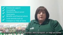 ‘We can offer emotional support along with a listening ear,' says local Macmillan cancer manager Martha Magee