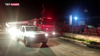 Ro-Ro gemisindeki yangına müdahale itfaiye kamerasına yansıdı