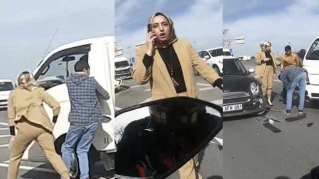 İstanbul’da genç kadının dehşeti yaşadığı olay kamerada