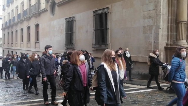 Escuelas infantiles se manifiestan en Pamplona contra cambios en modelo lingüístico