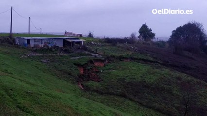 Un argayo pone en peligro la cueva prehistórica de El Juyo