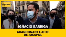 Ignacio Garriga abandona la concentració de Jusapol