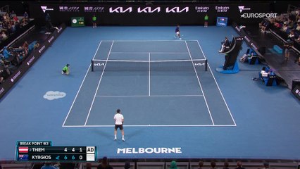 5 sets renversants et 3h20 de combat : ce Thiem-Kyrgios a tenu toutes ses promesses
