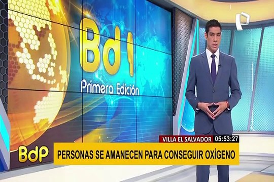 Cientos de personas realizan largas colas en la planta de oxígeno de VES