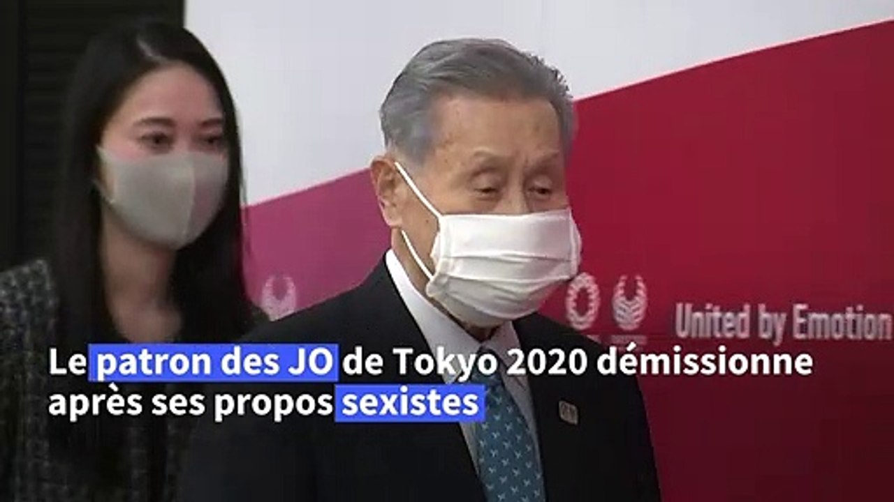 Le patron de Tokyo 2020 démissionne après ses propos sexistes