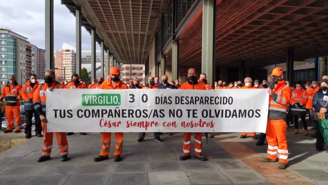 Trabajadores de carreteras rinden homenaje a los dos fallecidos en enero