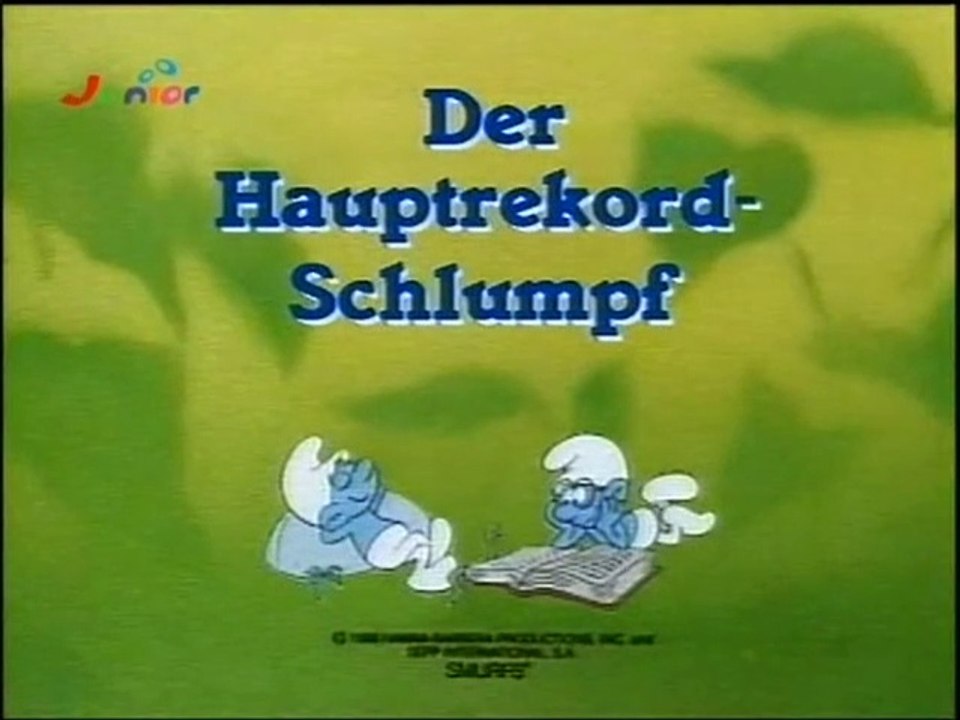 Die Schlümpfe - 072. a) Der Hauptrekord-Schlumpf