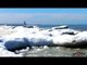 Shelf Ice Melts Along Shores Of Lake Michigan