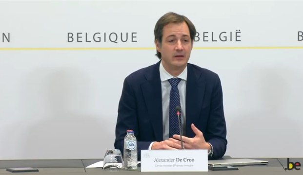 Alexander De Croo: Des mesures importantes pour préserver la confiance dans notre système économique