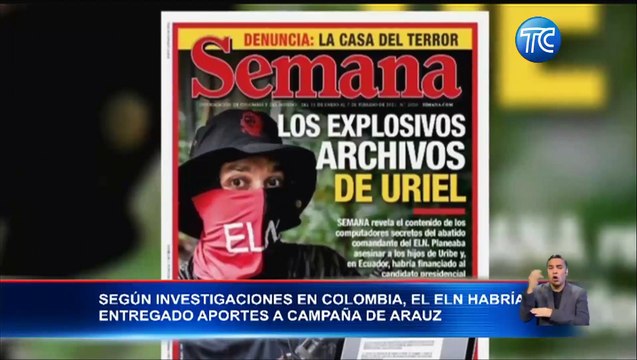 Según investigaciones en Colombia, el ELN habría entregado aportes a Campaña de Arauz