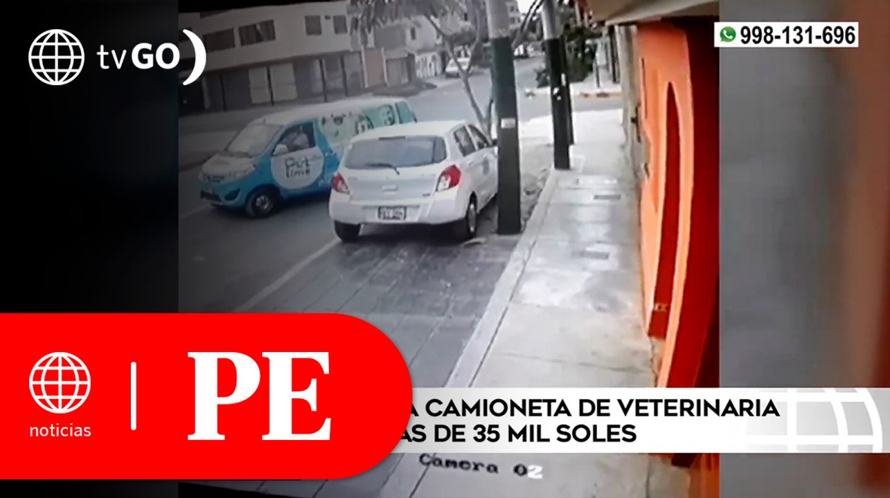 Delincuentes robaron camioneta de veterinaria valorizada en más de 35 mil soles | Primera Edición