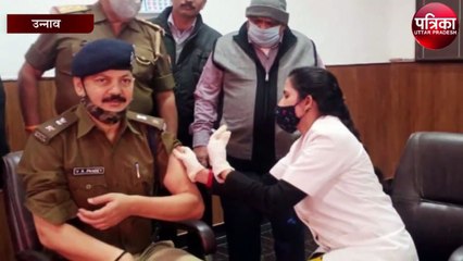 एसपी ने कराया कोविड-19 वैक्सीनेशन