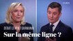 Toutes les fois où Gérald Darmanin et Marine Le Pen ont semblé proches pendant leur débat