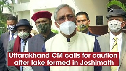 Uttarakhand CM calls for caution after lake formed in Joshimath