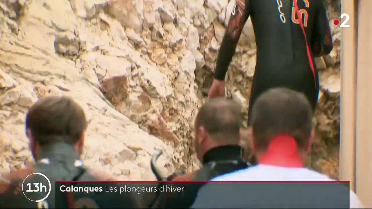 Marseille : dans les calanques, des passionnés s'adonnent à la plongée en plein mois de février