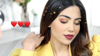 طريقة عمل مكياج مميّز لعيد الحب مع شفاه اومبري