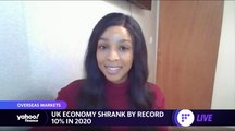 UK economy shrank by record 10% in 2020