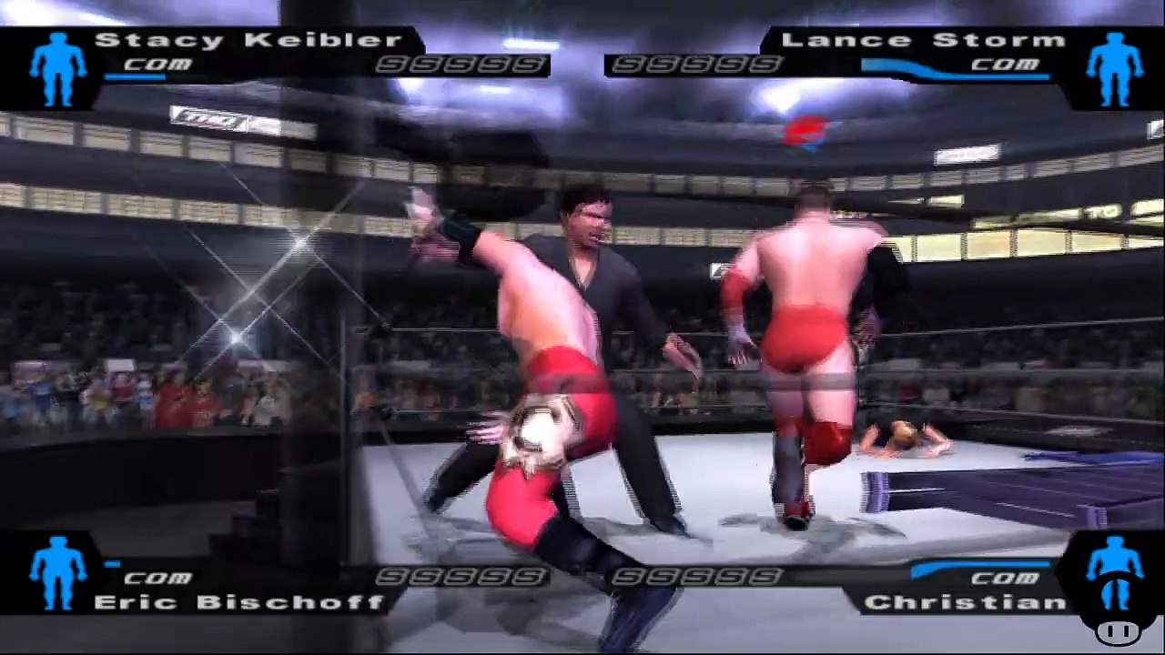 Here Comes the Pain Stacy Keibler vs Lance Storm vs Eric Bischoff vs Christian