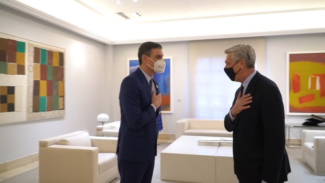 Sánchez se reúne con el Alto Comisionado de Naciones Unidas para los Refugiados