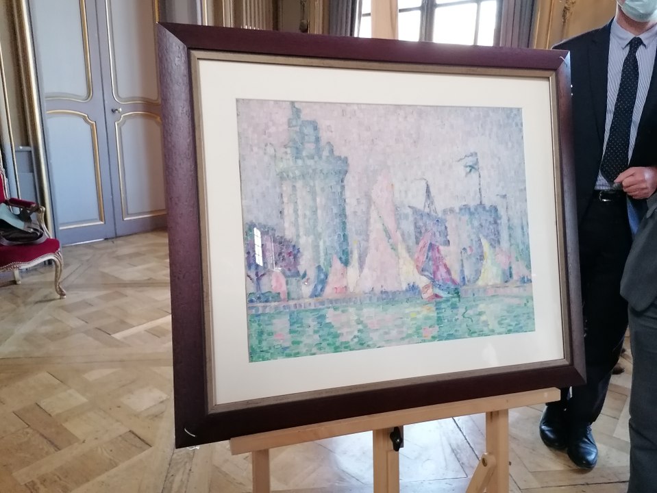 Après son vol en 2018, une toile de Paul Signac est restituée à la ville de Nancy