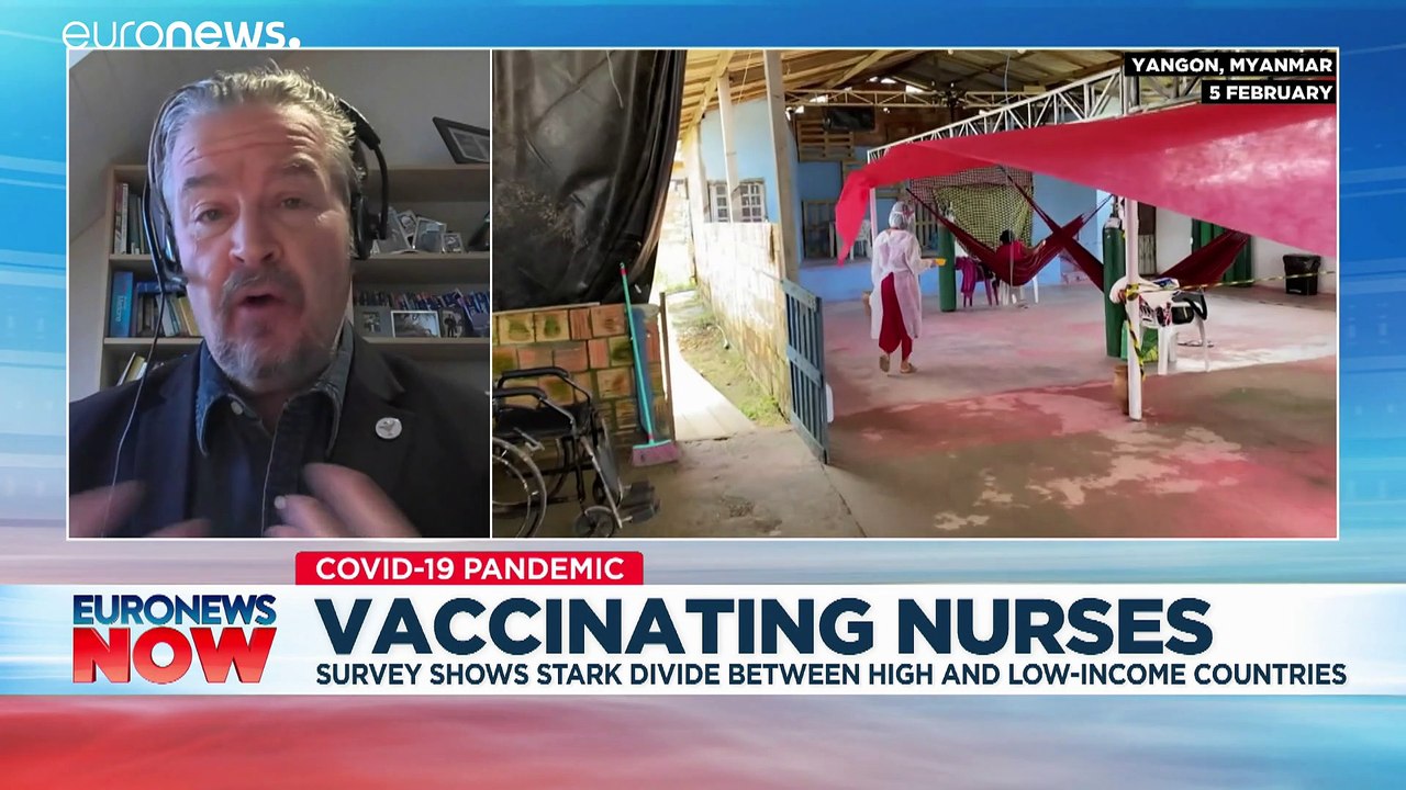 Nurses in poorer countries 'left behind' in COVID-19 vaccination race