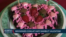 Brownies Coklat Hati Sambut Valentine