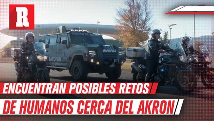 18 bolsas que presuntamente contenían restos humanos fueron halladas al rededor del estadio Akron