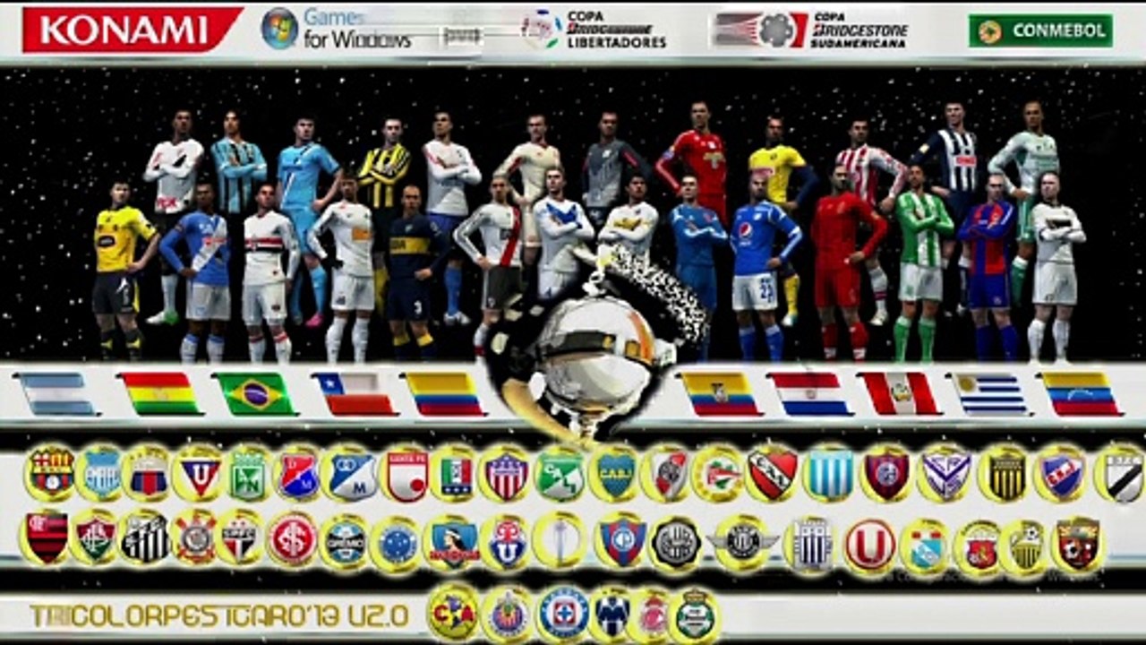 PES 2013 CON TODAS LAS LIGAS SUDAMERICANAS