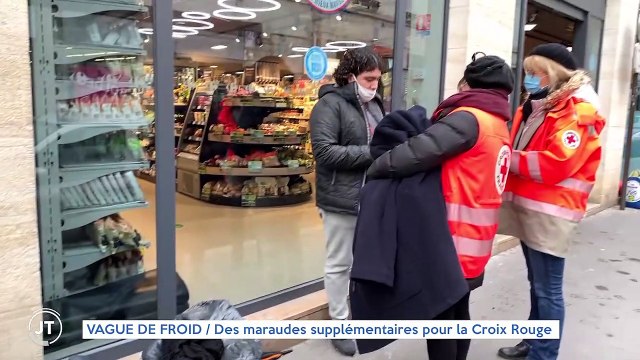 Le Journal - 12/02/2021 - VAGUE DE FROID / Des maraudes supplémentaires pour la Croix Rouge