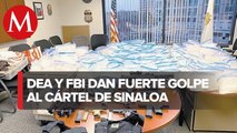 DEA y FBI desmantelan red del cártel de Sinaloa