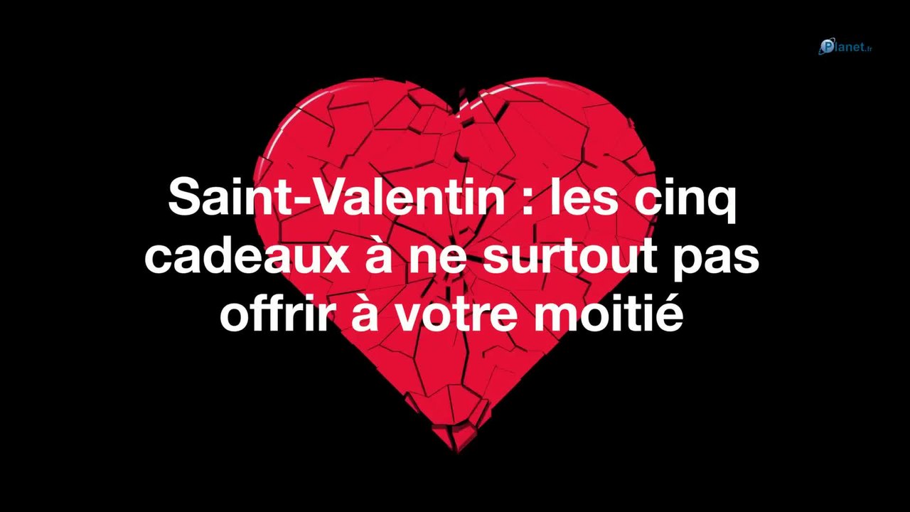 Saint-Valentin : les cinq cadeaux à ne surtout pas offrir à votre moitié