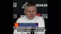 'Punish the numpties' - Solskjaer rails against social media abuse