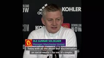 'Punish the numpties' - Solskjaer rails against social media abuse